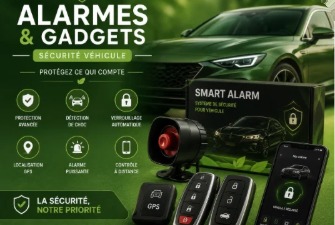 Alarmes et gadgets : sécurité véhicule, alarme Smart Alarm et télécommandes