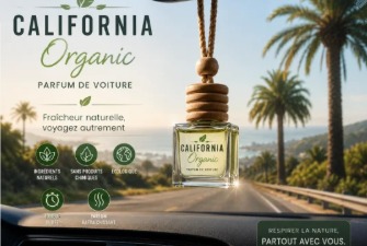 California Organic, parfum de voiture : fraîcheur naturelle