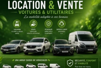 Location et vente : voitures et utilitaires